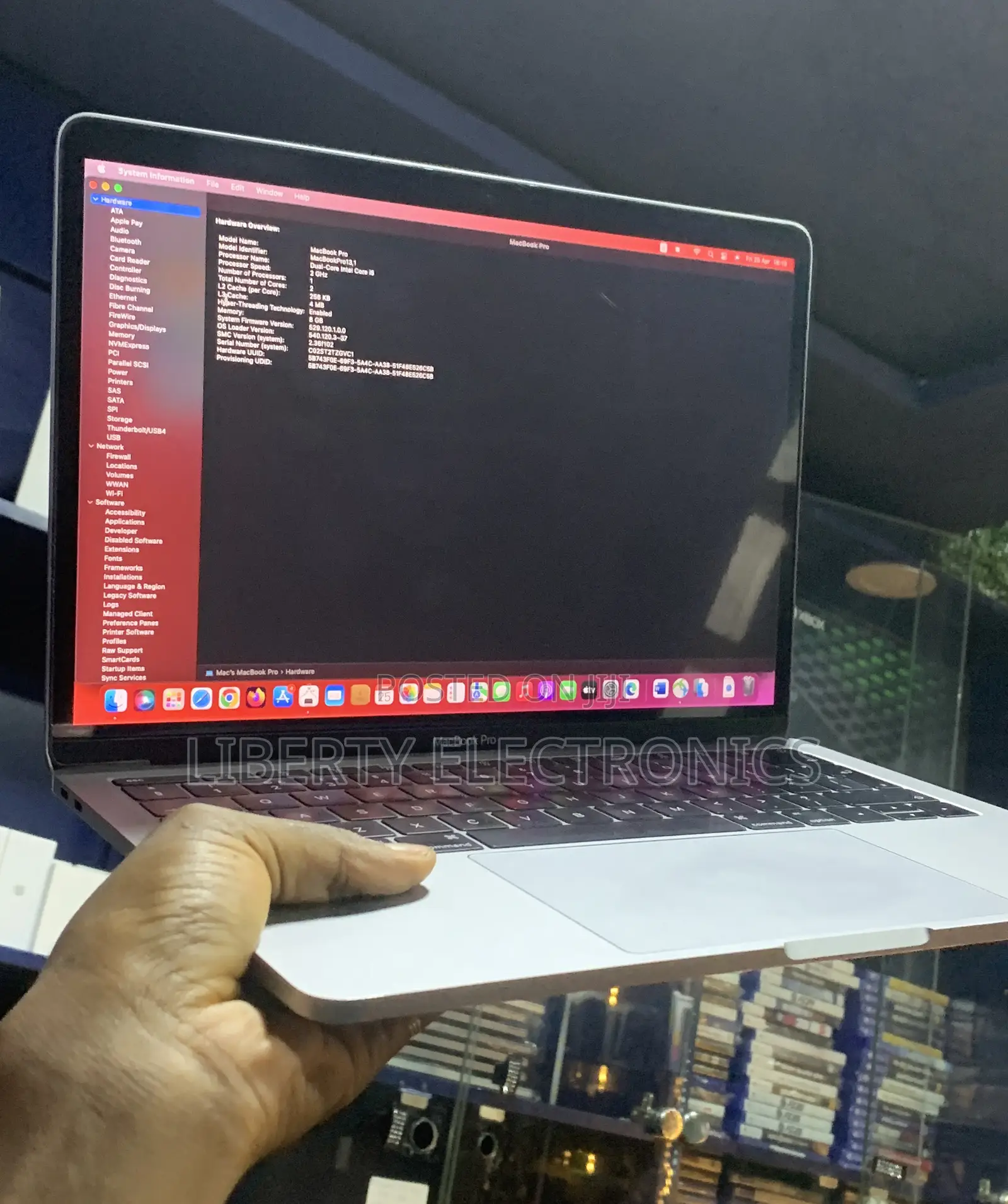 Laptop Apple MacBook Pro 2016 8GB Intel Core I5 SSD 256GB