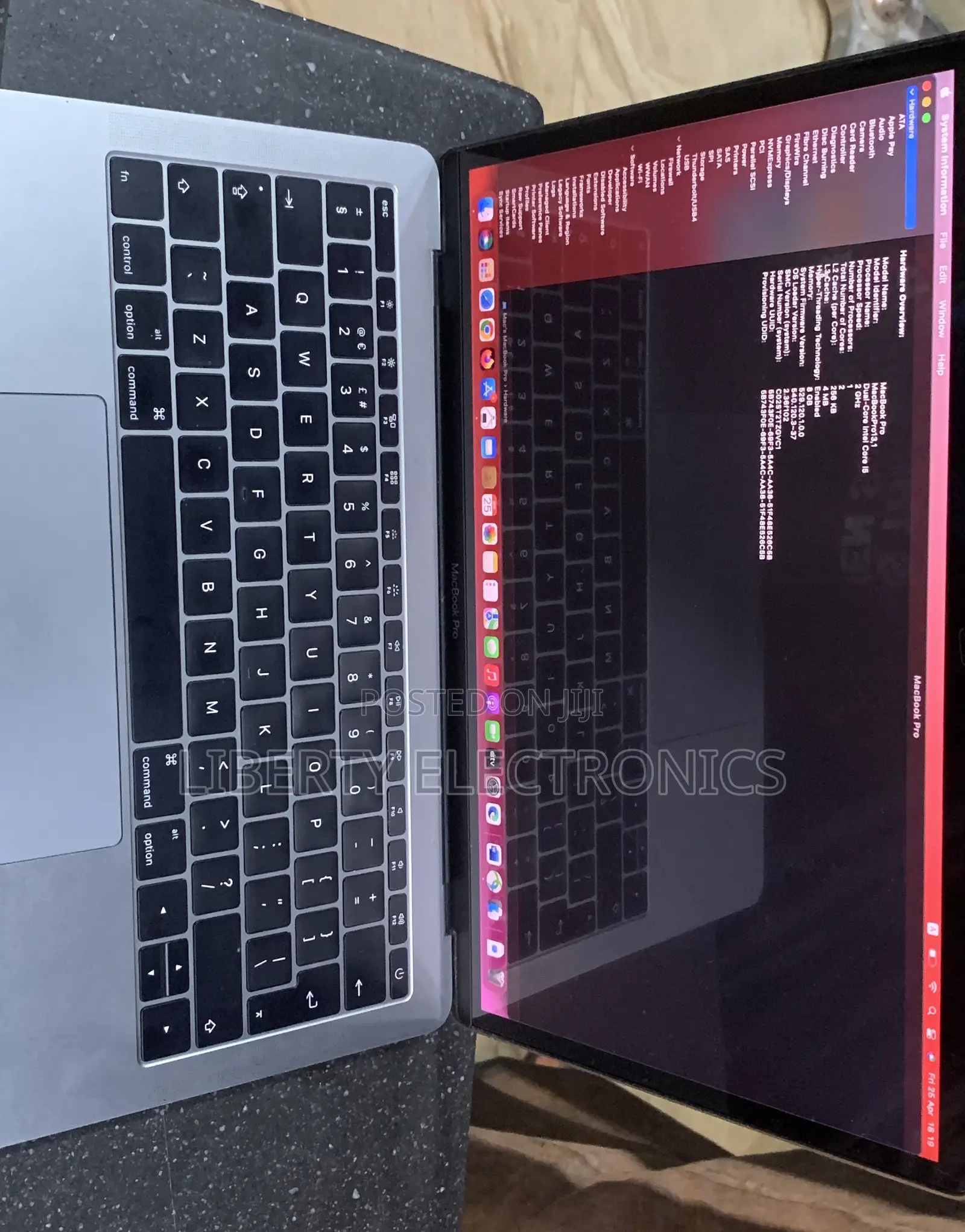 Laptop Apple MacBook Pro 2016 8GB Intel Core I5 SSD 256GB