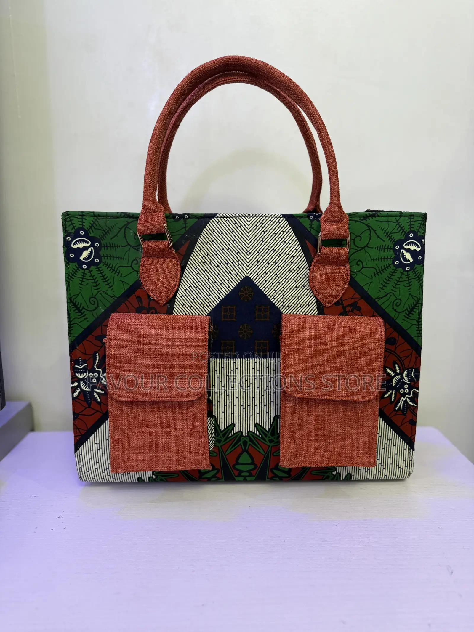 Maxi Ankara Tote Bag