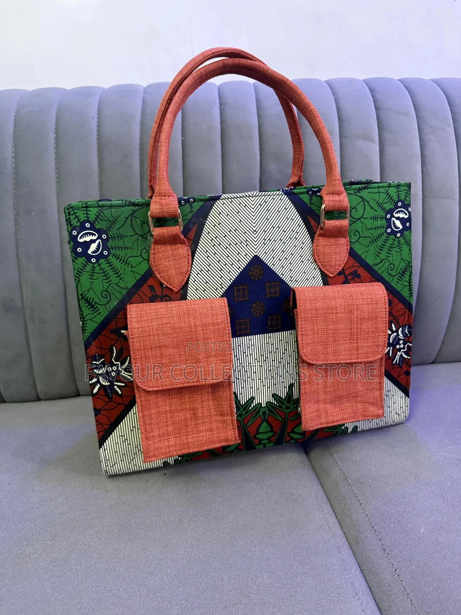 Maxi Ankara Tote Bag