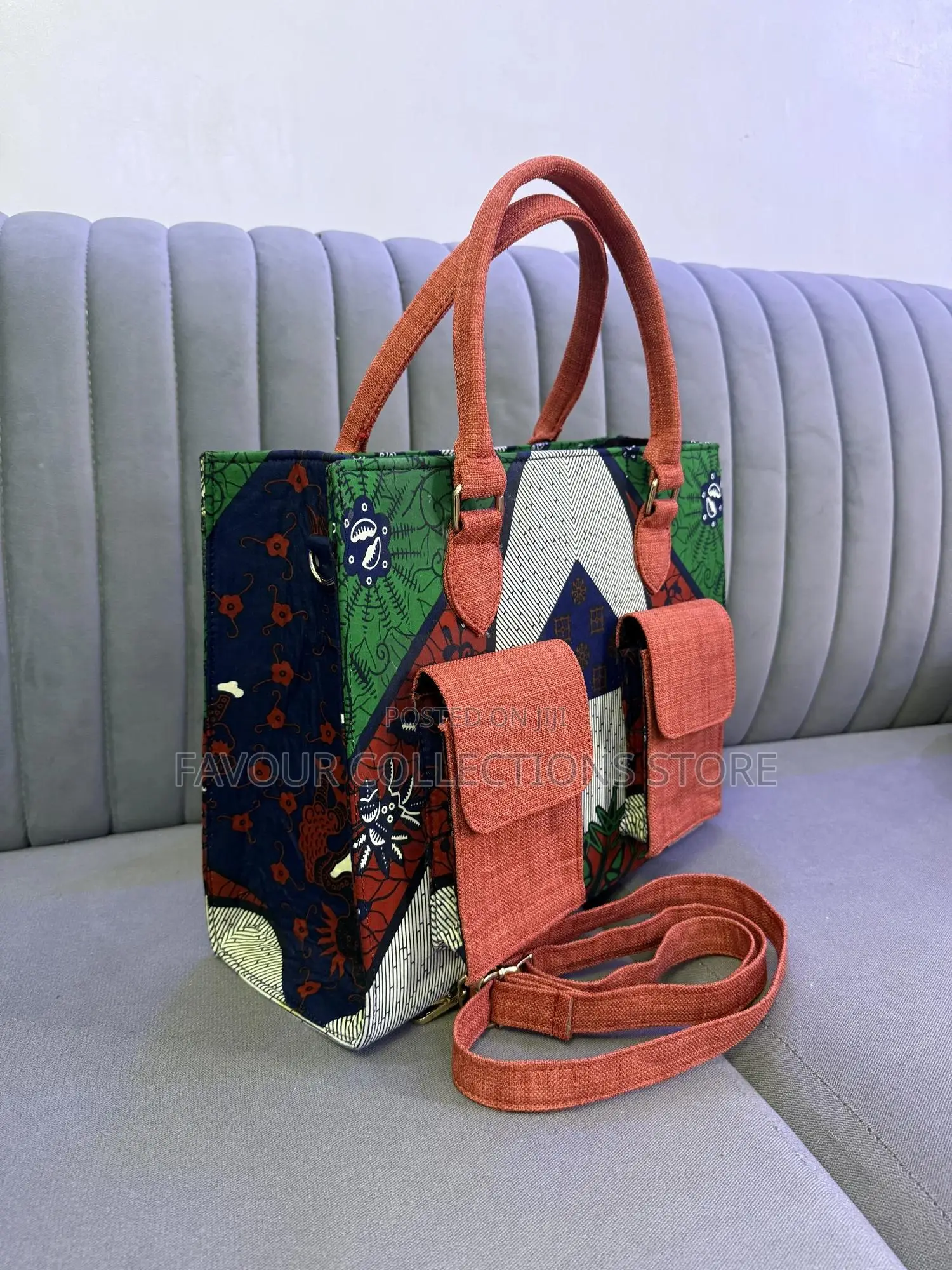 Maxi Ankara Tote Bag