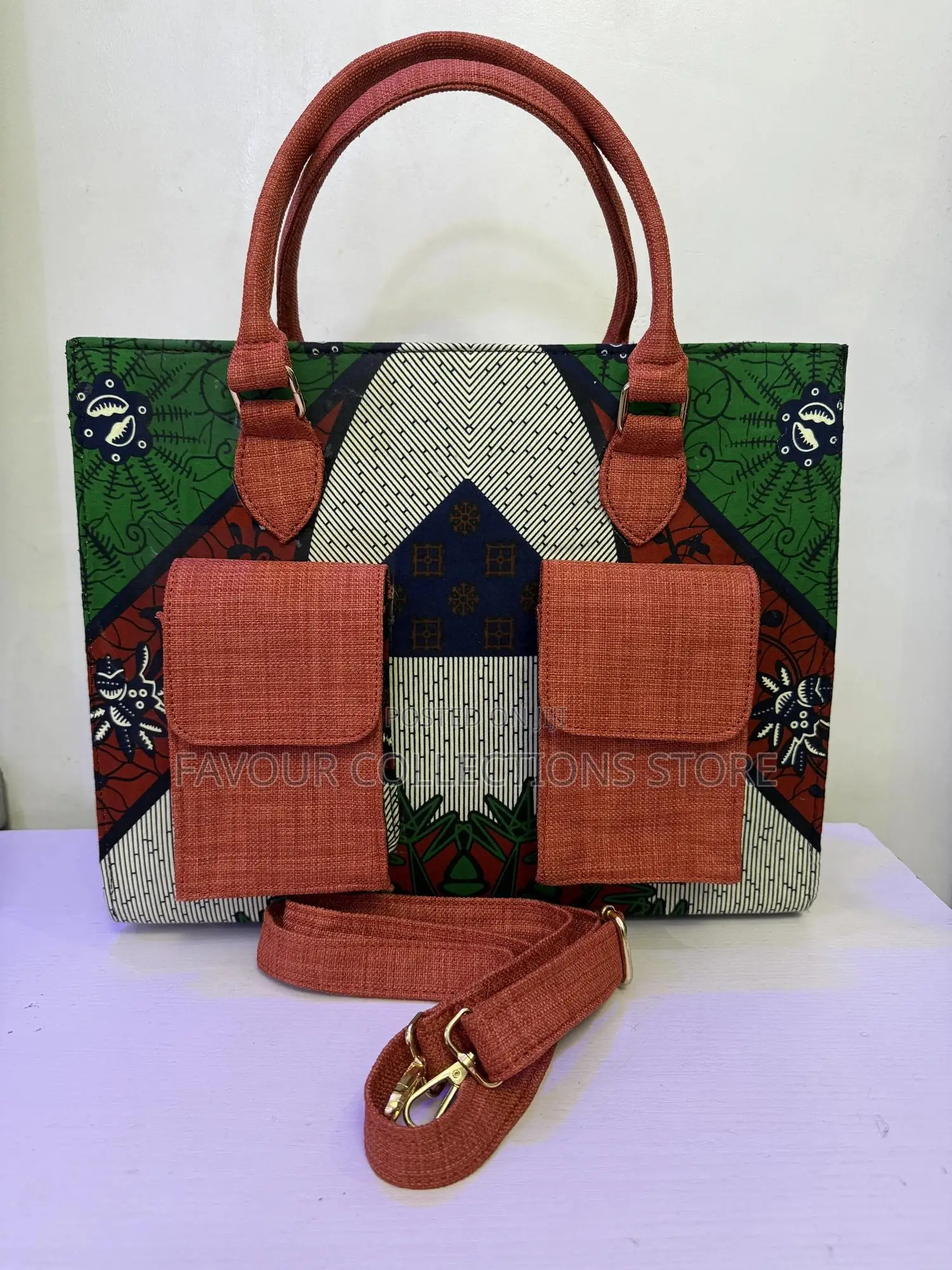 Maxi Ankara Tote Bag
