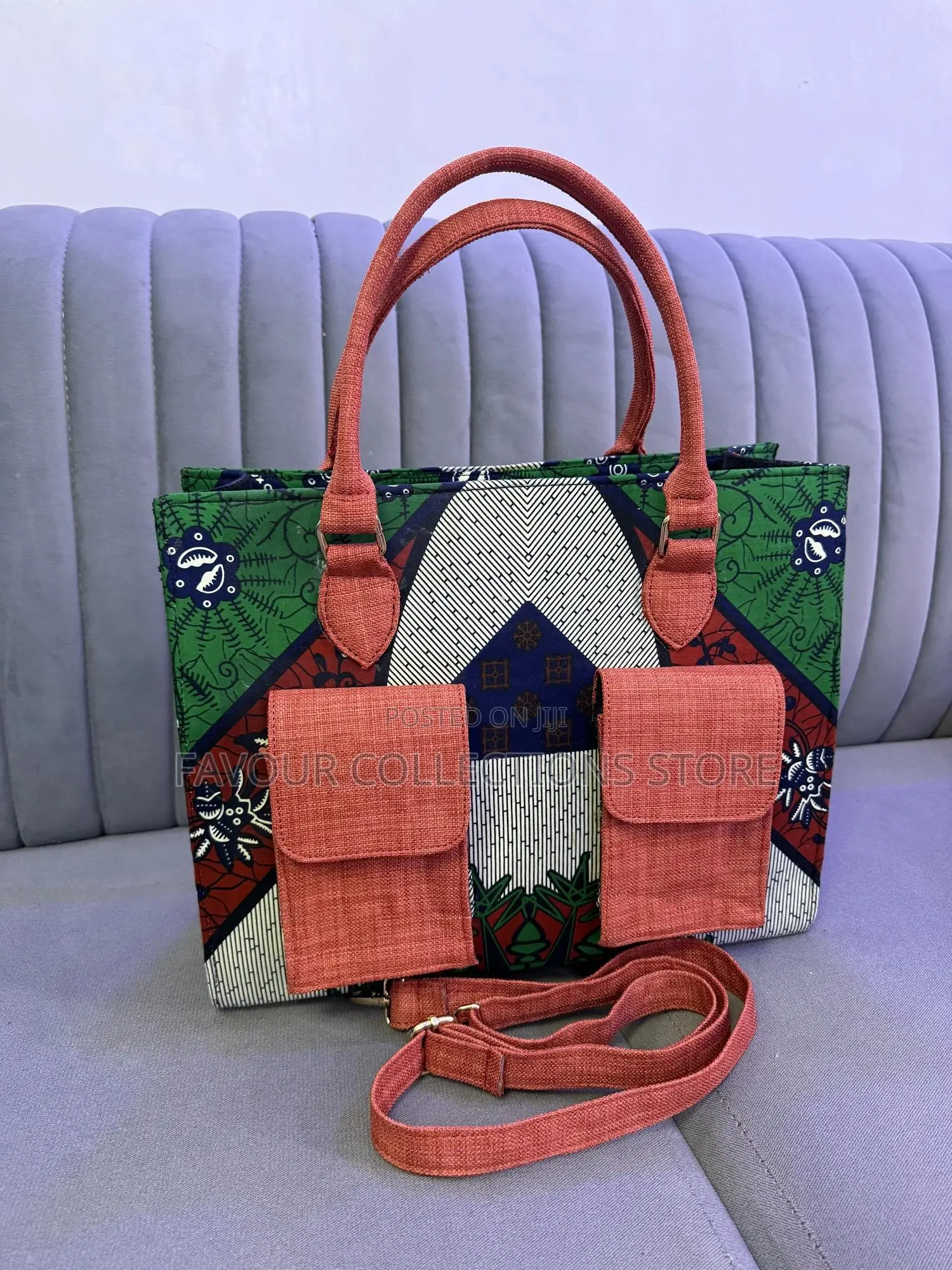Maxi Ankara Tote Bag