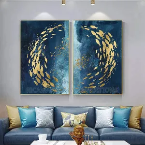 Photo - 2in1 Gold Frames Abstract