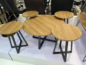 Center Table With 4 Side Stools
