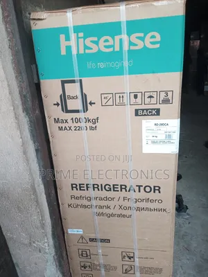 Hisense Refrigerator Double Door 264liters
