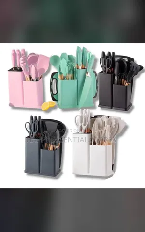 Silicone Spoon Set With Knife Set