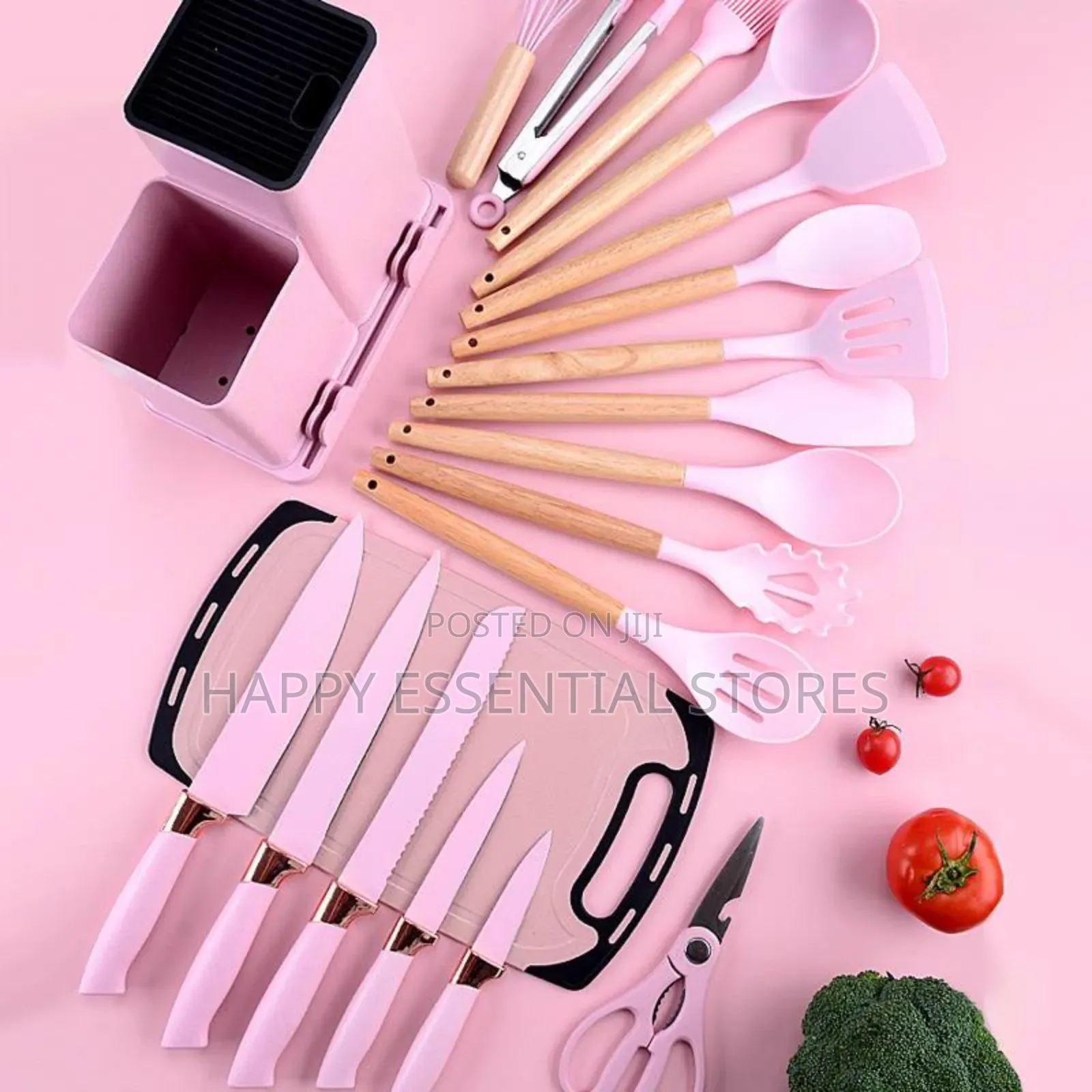 Silicone Spoon Set With Knife Set