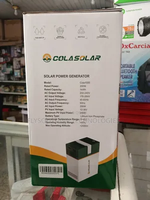 Colar 1000 Solar Generator Power Station Lifepo4 Colarsolar