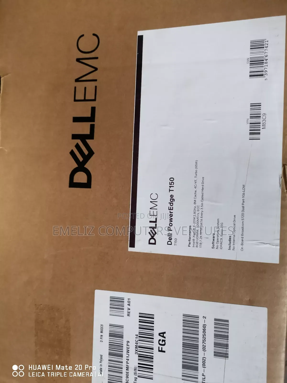 New Server Dell PowerEdge T150 8GB Intel Xeon HDD 1T