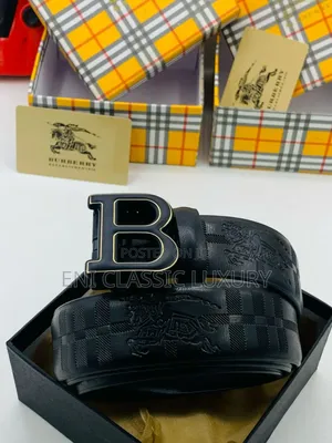 Top Quality Luxury Men's Leather Belts Burberry Well Branded
