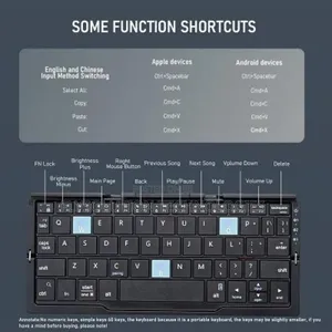 Bow Hb199 Foldable Mini Bluetooth Keyboard