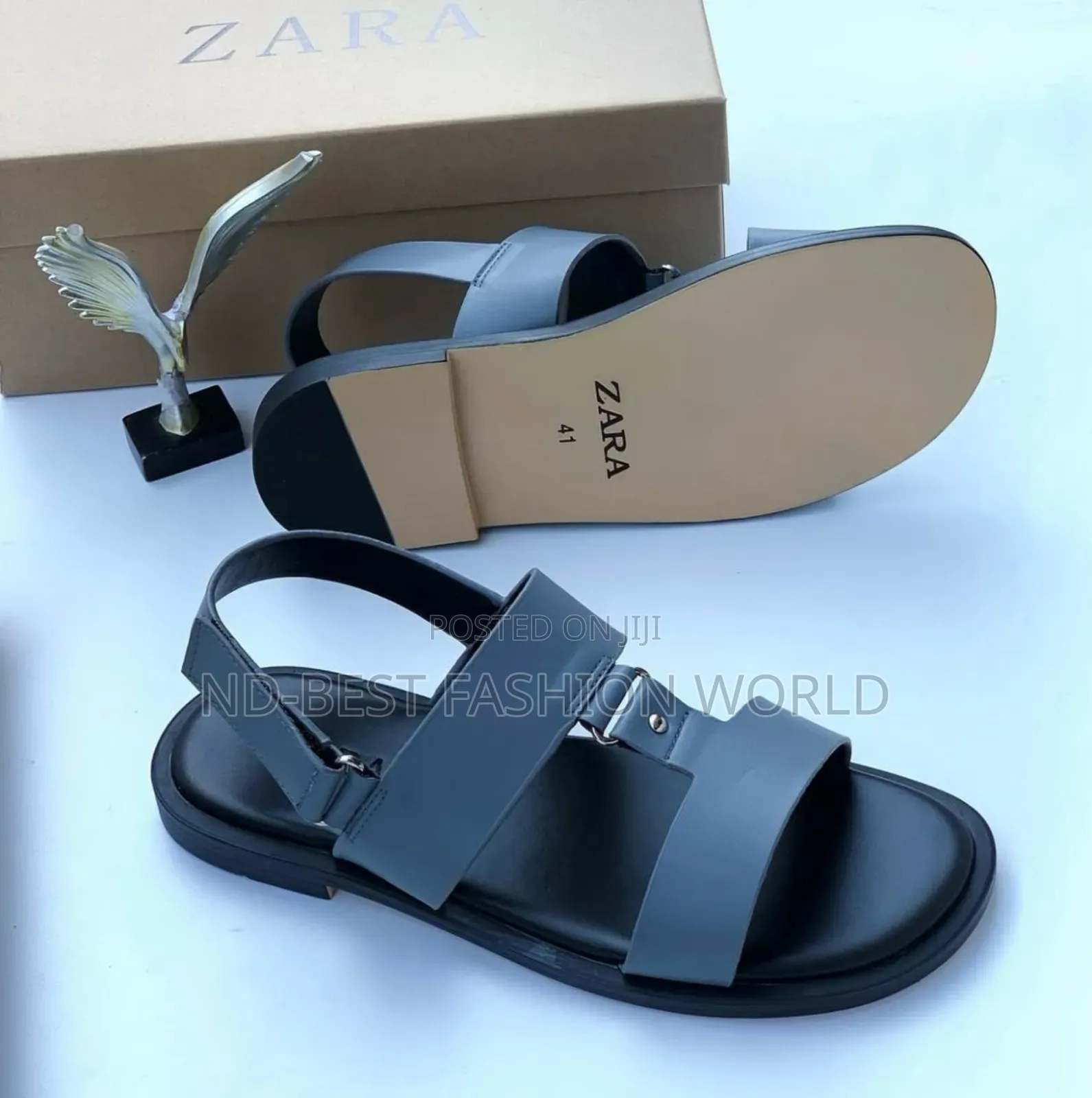 Zara Leather Sandals