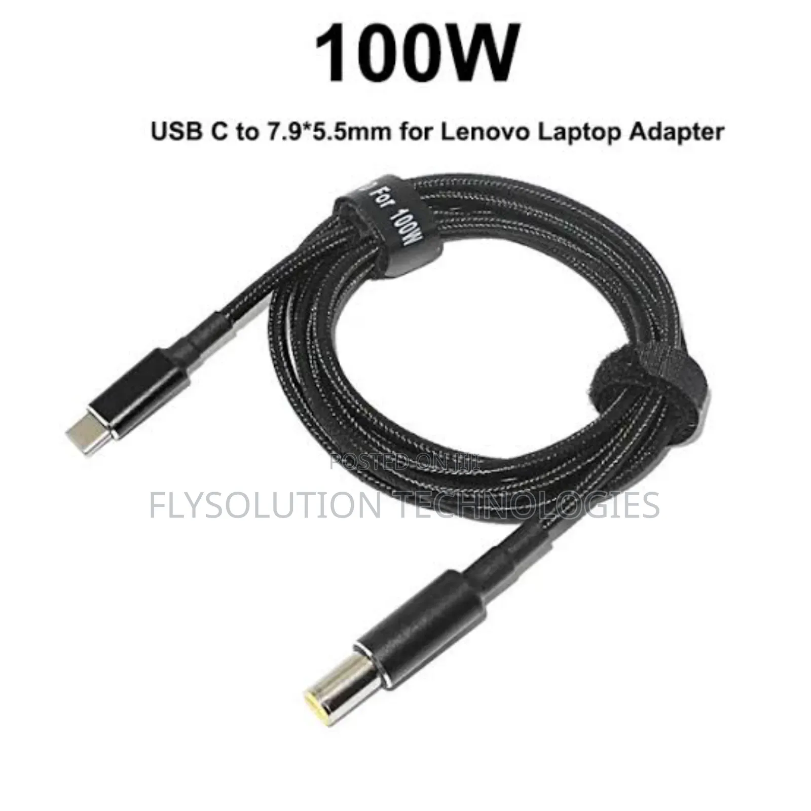 Pd 100w Usb-C 18.5-20v to Universal Laptop Cable Big Pin