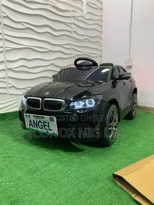 Unique Black BMW X6 Coupe Suv Children Toy Car With Remote