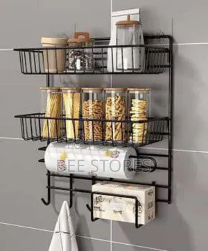 2 Layers Wall Fridge Stand Hanger
