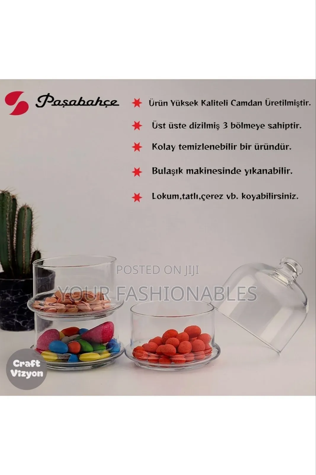 Snack and Cake Stand by Pasabahce