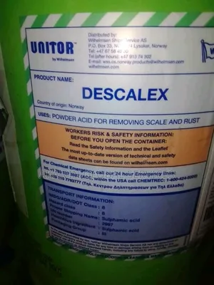 Unitor Descalex 25 Kg
