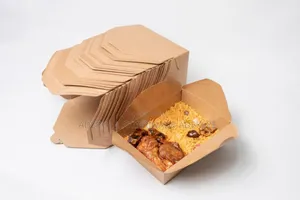 Medium Size Kraft Launch Plates (50 Pieces)