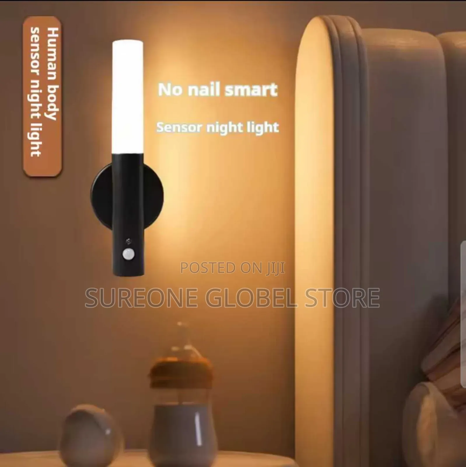 Led Rechargeable Usb Night Light Grain Sensor