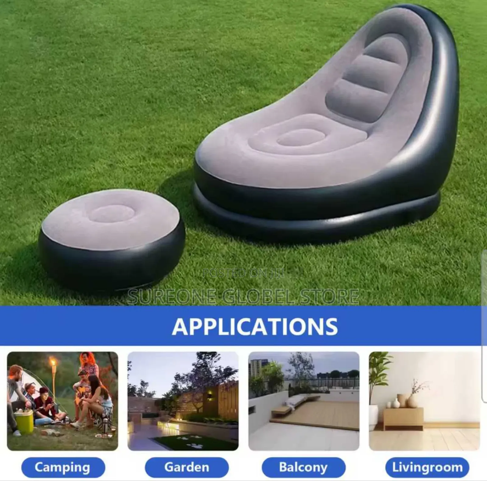 New Inflatable Leisure Bean Bag Sofa