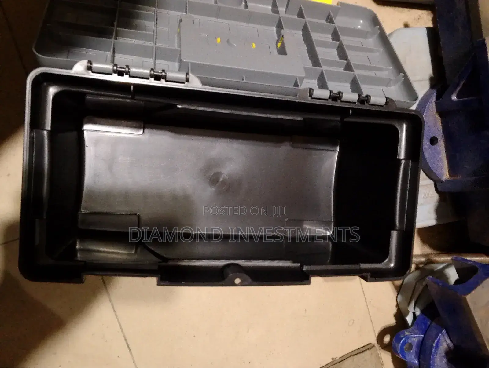 14inches Empty Plastic Tools Box