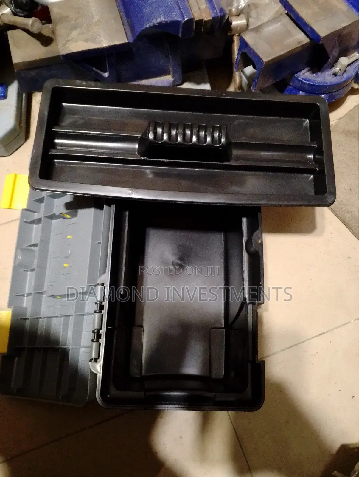 14inches Empty Plastic Tools Box