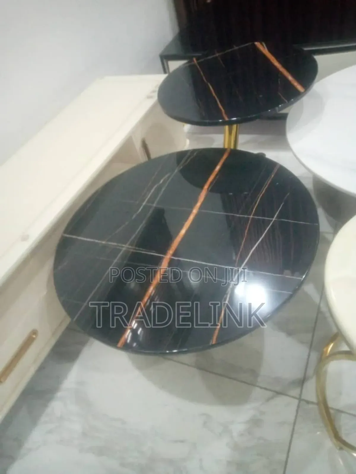 Black Marble Centre Table