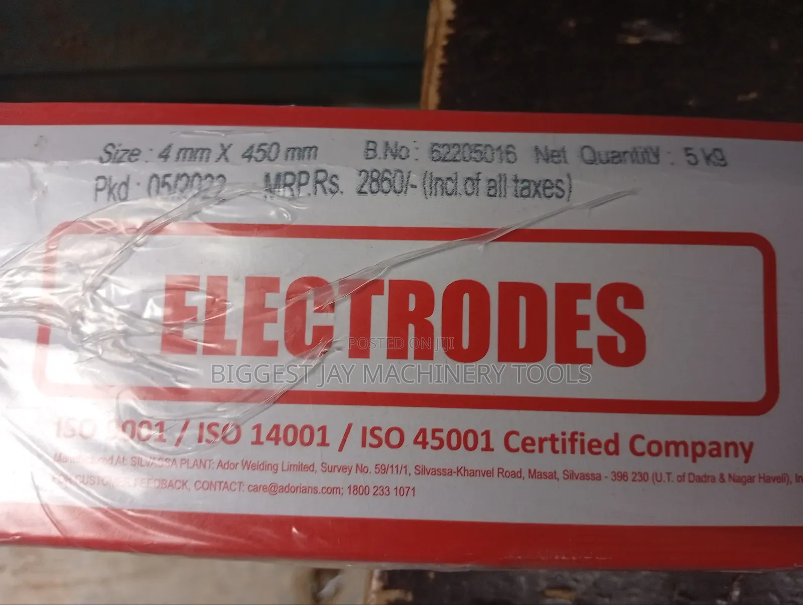Ador Electrode Hard Facing