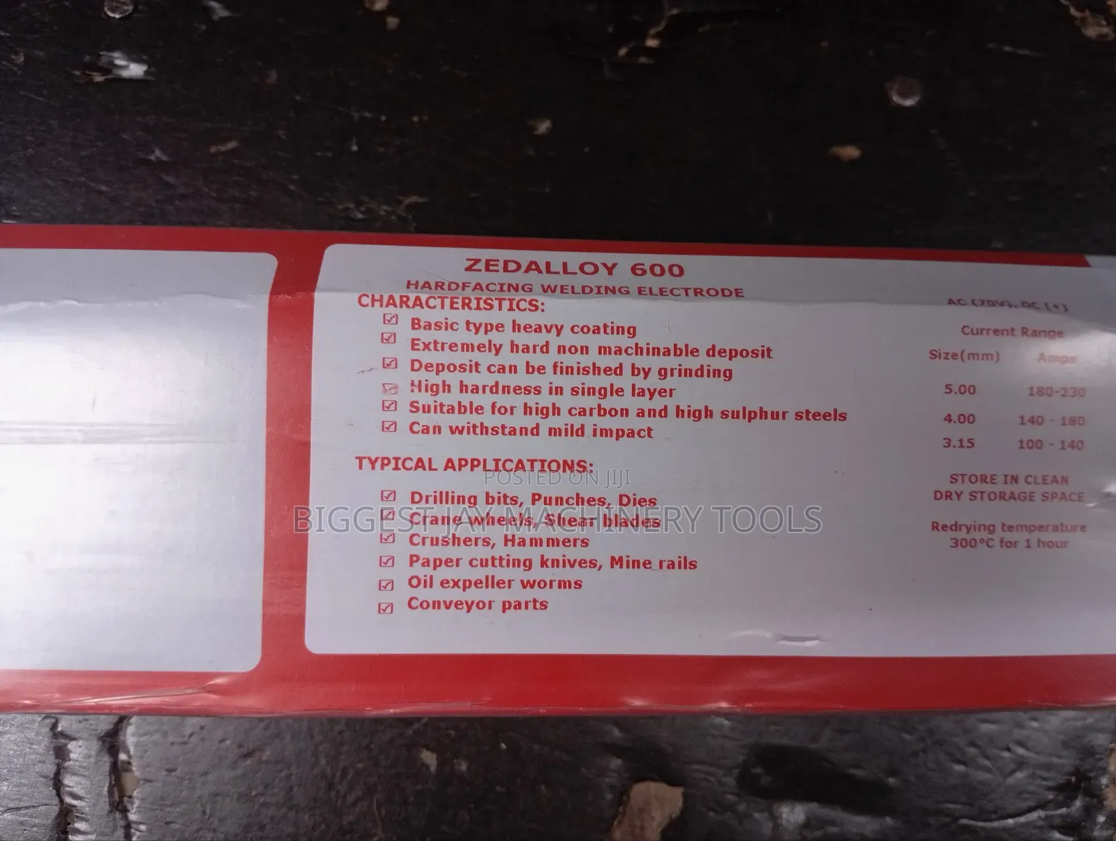 Ador Electrode Hard Facing