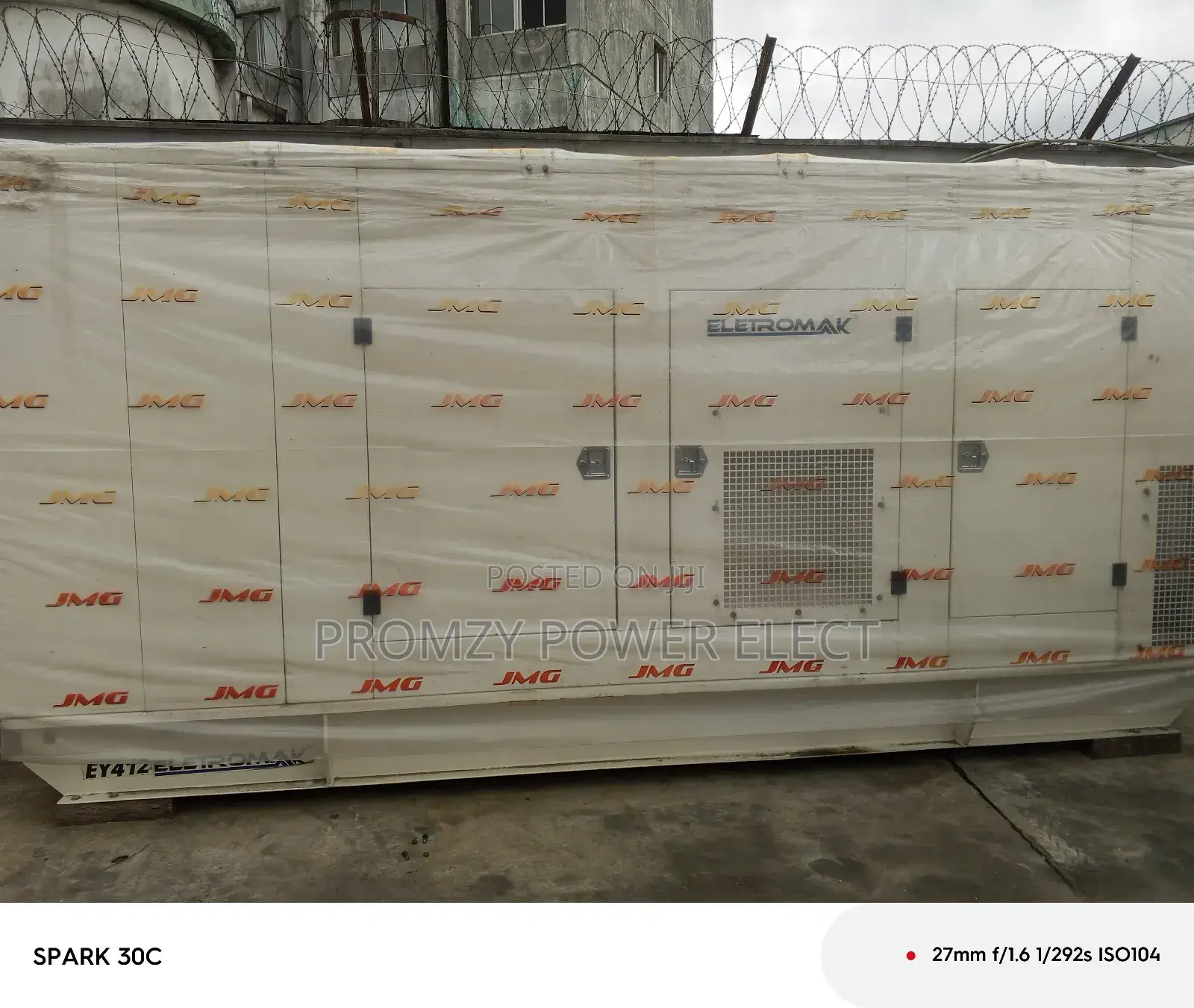 400kva JMG Fg Wilson Soundproof Generators.