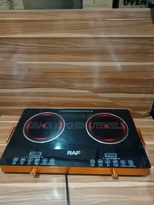 Raf Electric Hot Plate Two Burner 750 Watt 220v