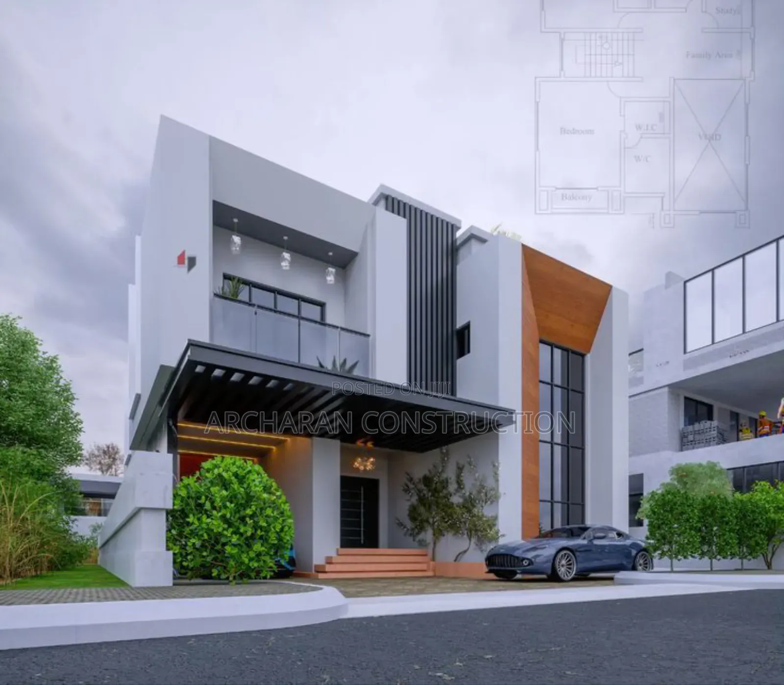 4 Bedroom Duplex Design With Full Architectural Drawing