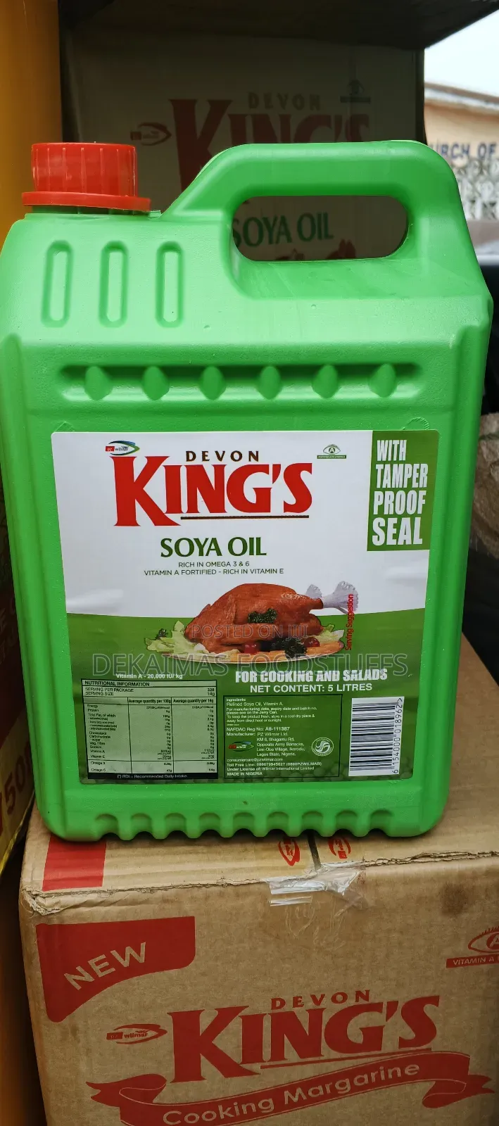 Kings Soya Oil (5lrts)