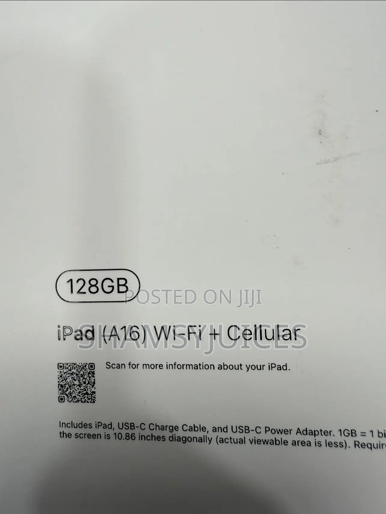 New Apple iPad (2025) 128 GB Black
