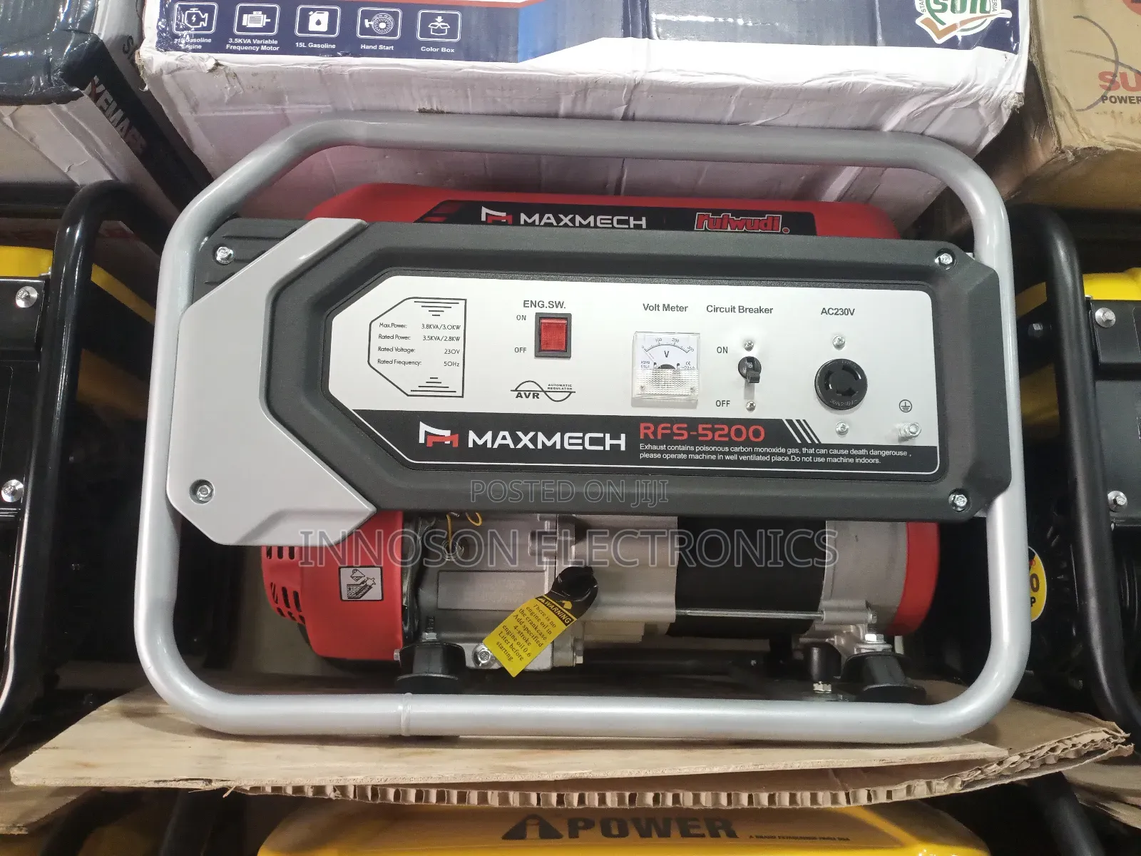 Maxmech Manual Genertor 3kva