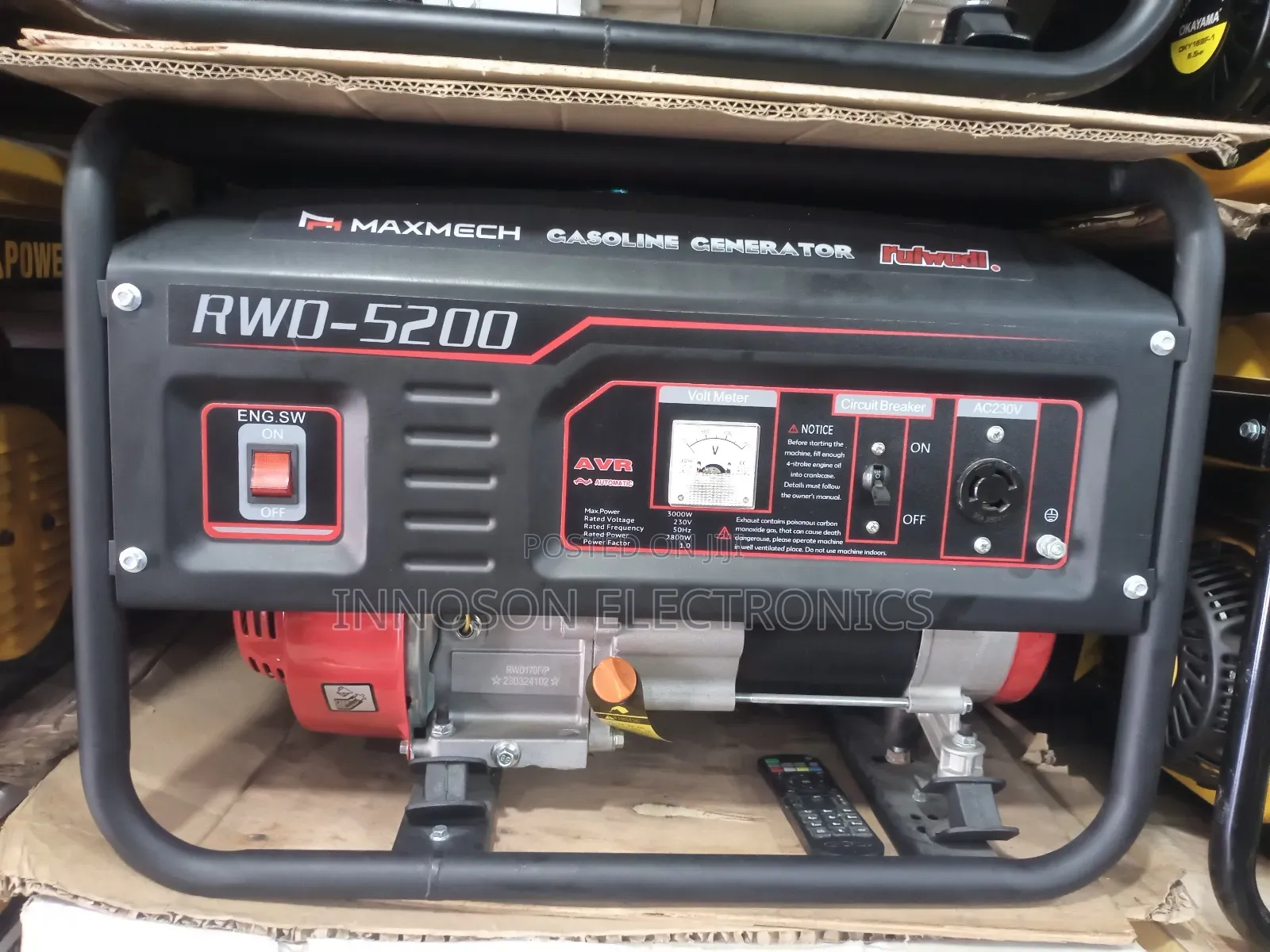 Maxmech Manual Genertor 3kva