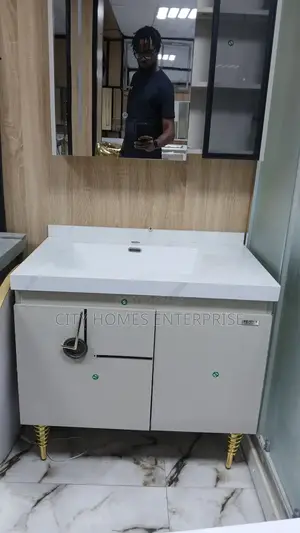 Basin Cabinet Drawer and Mirror