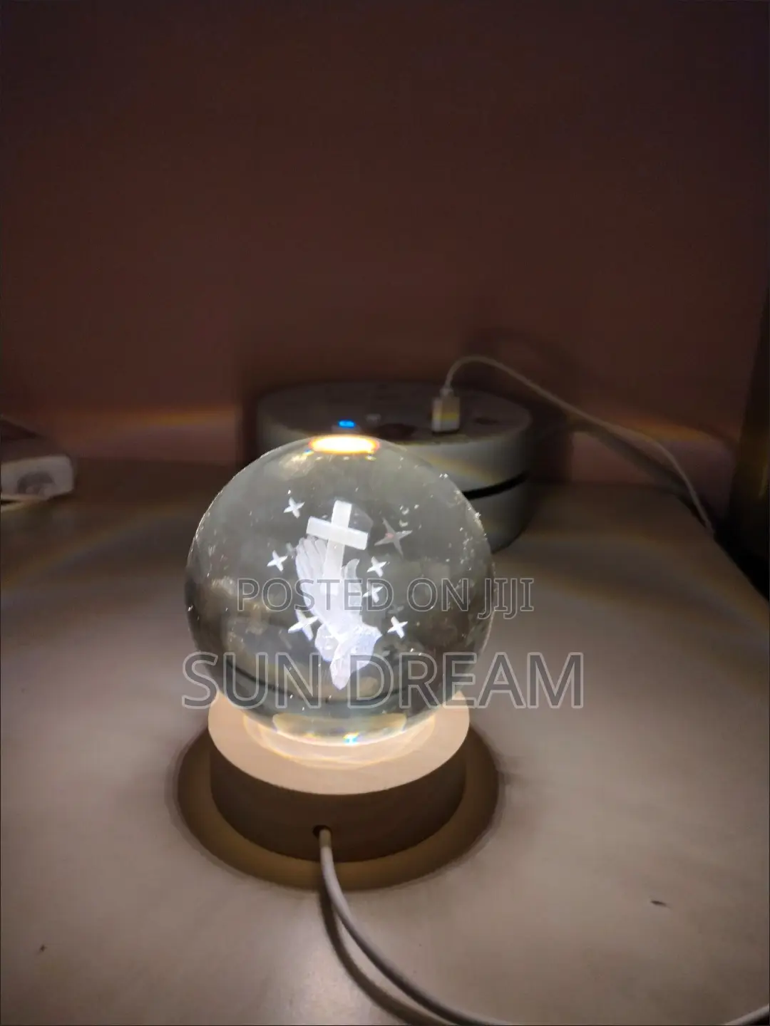 Christian Glowing Cross Night Light Gift