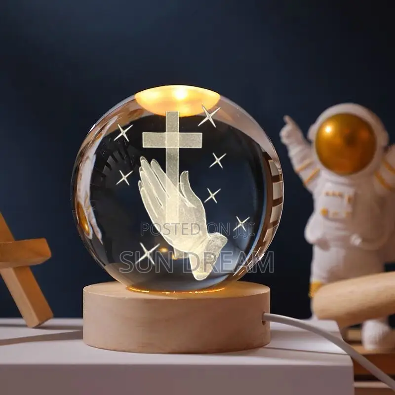 Christian Glowing Cross Night Light Gift