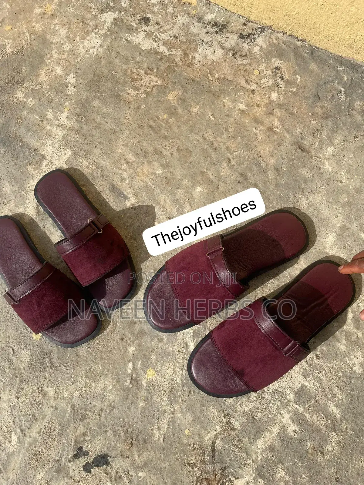 Quality Plain Suede Handmade Cover Slippers