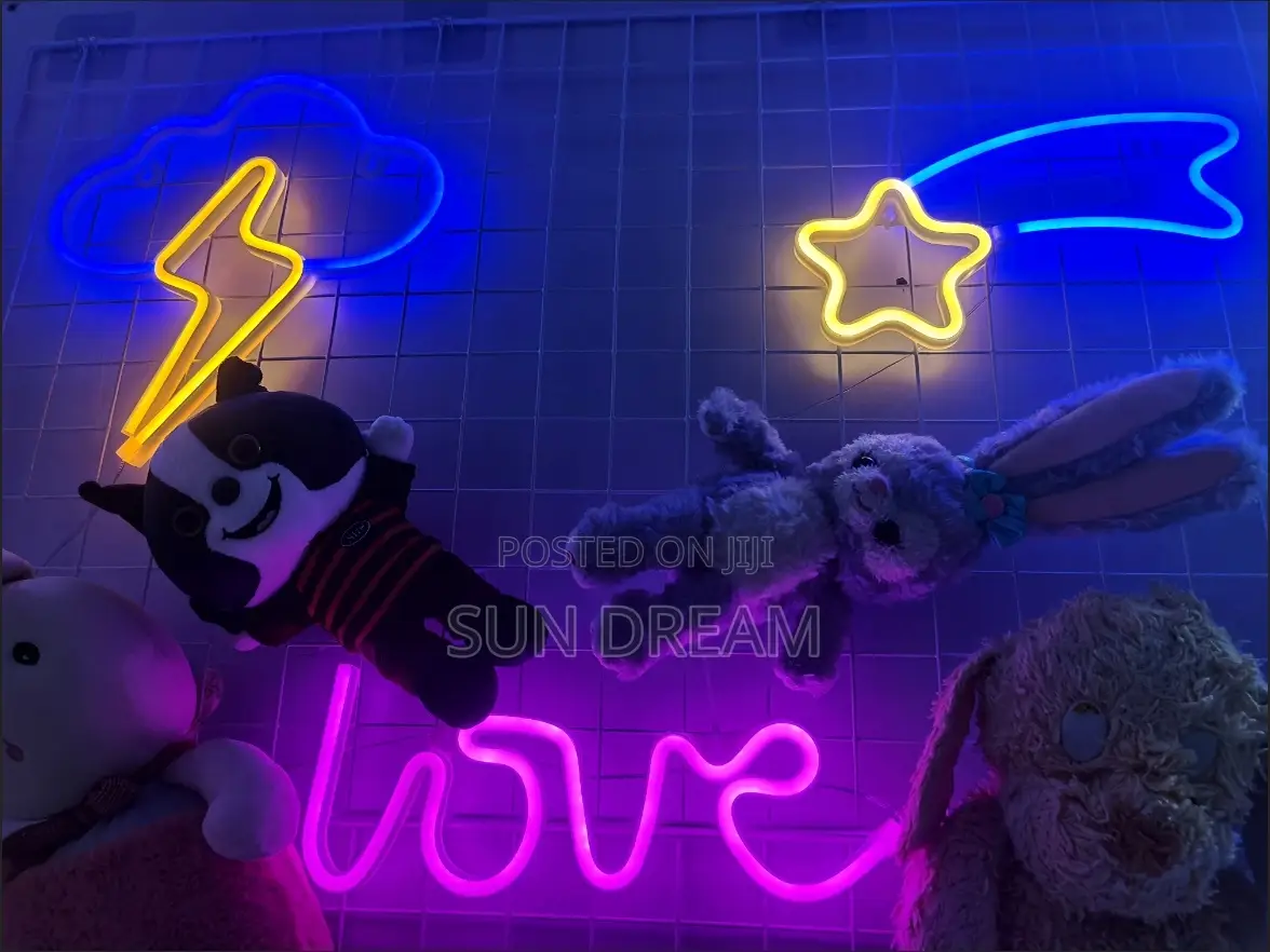 Led Neon Atmosphere Lamp Pink Lamp