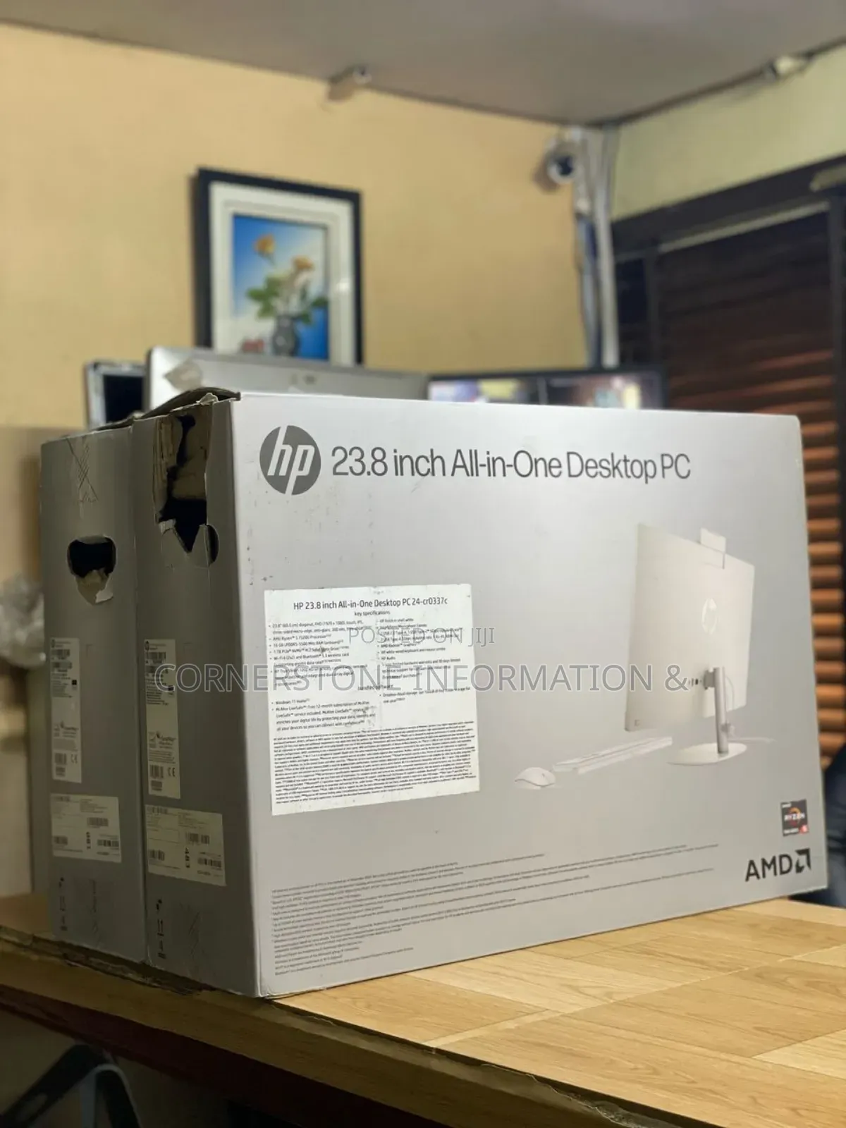 New Desktop Computer HP AiO 24 16GB AMD Ryzen 5 SSD 1T