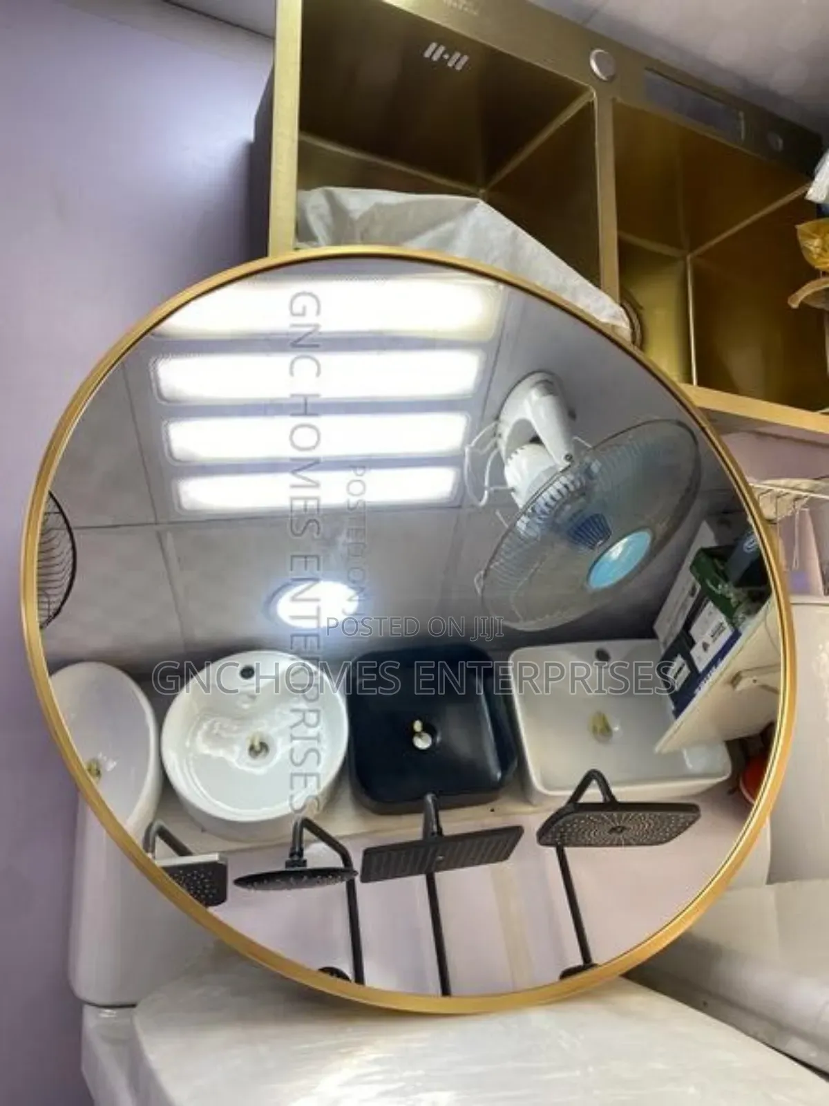 Non Led Mirror Gold