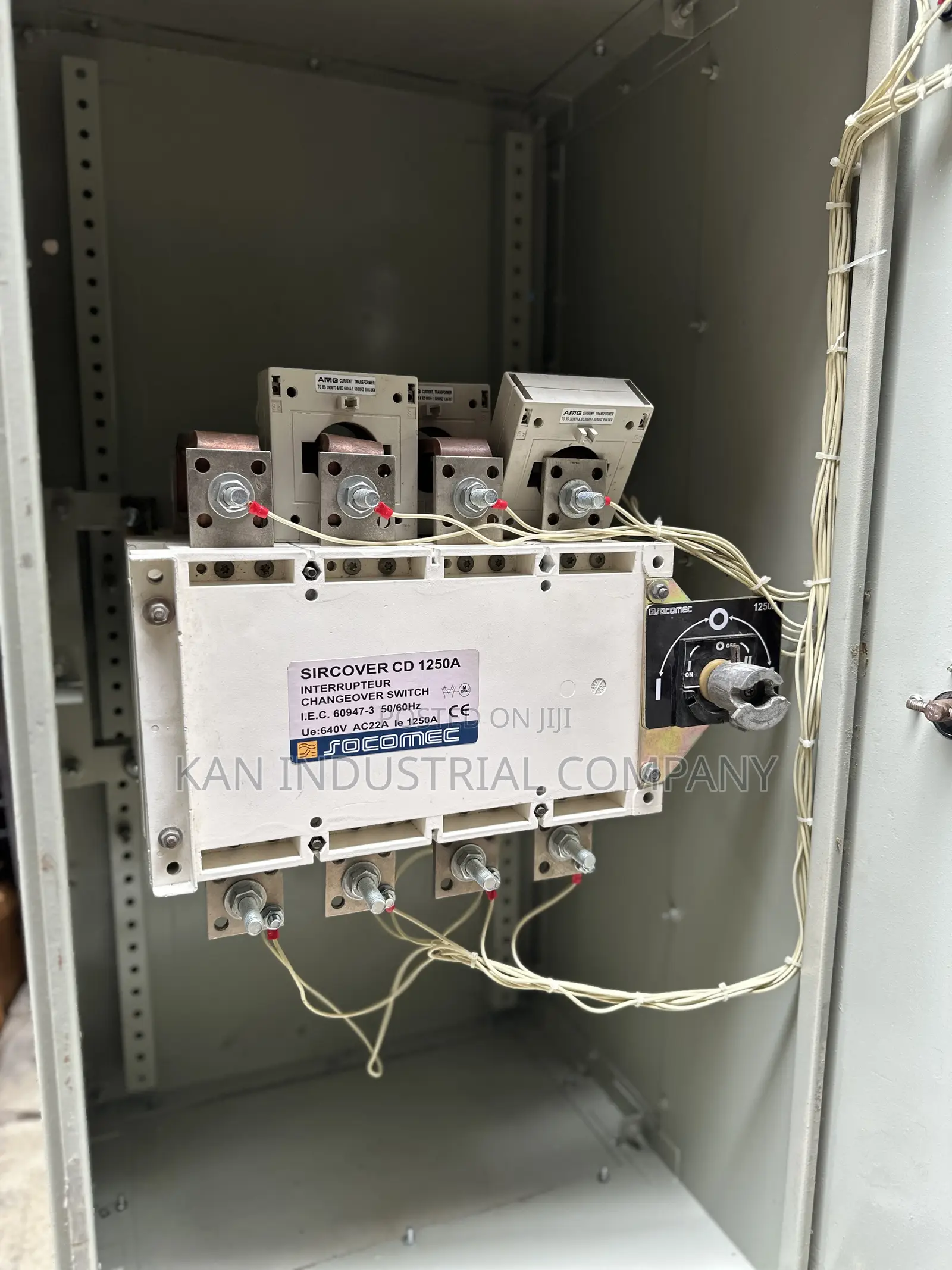1250amps Socomec Change Over