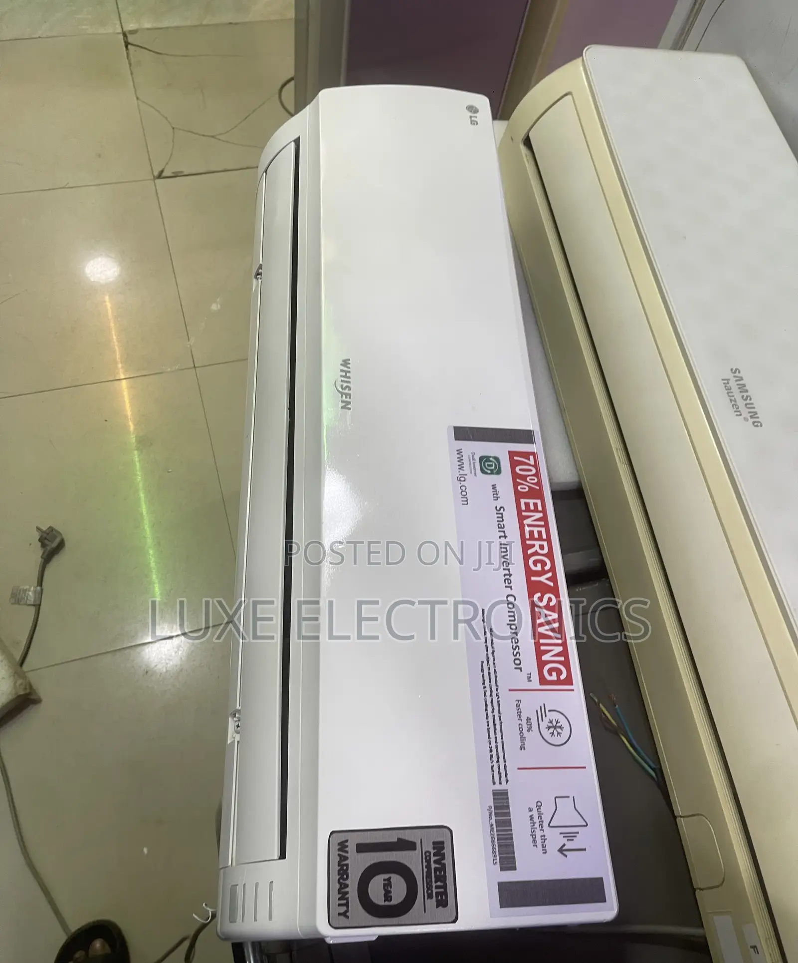 1hp Lg Inverter Split Unit Ac Direct Foreign Used