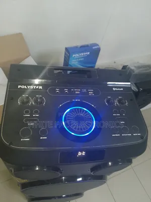 Polystar Set 16000w  Powerful Sound Wireless Bluetooth >2yrs