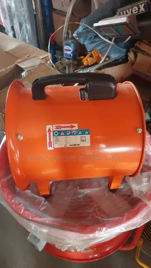 8" 200mm Portable Ventilation Fan With 5m Flexible Duct