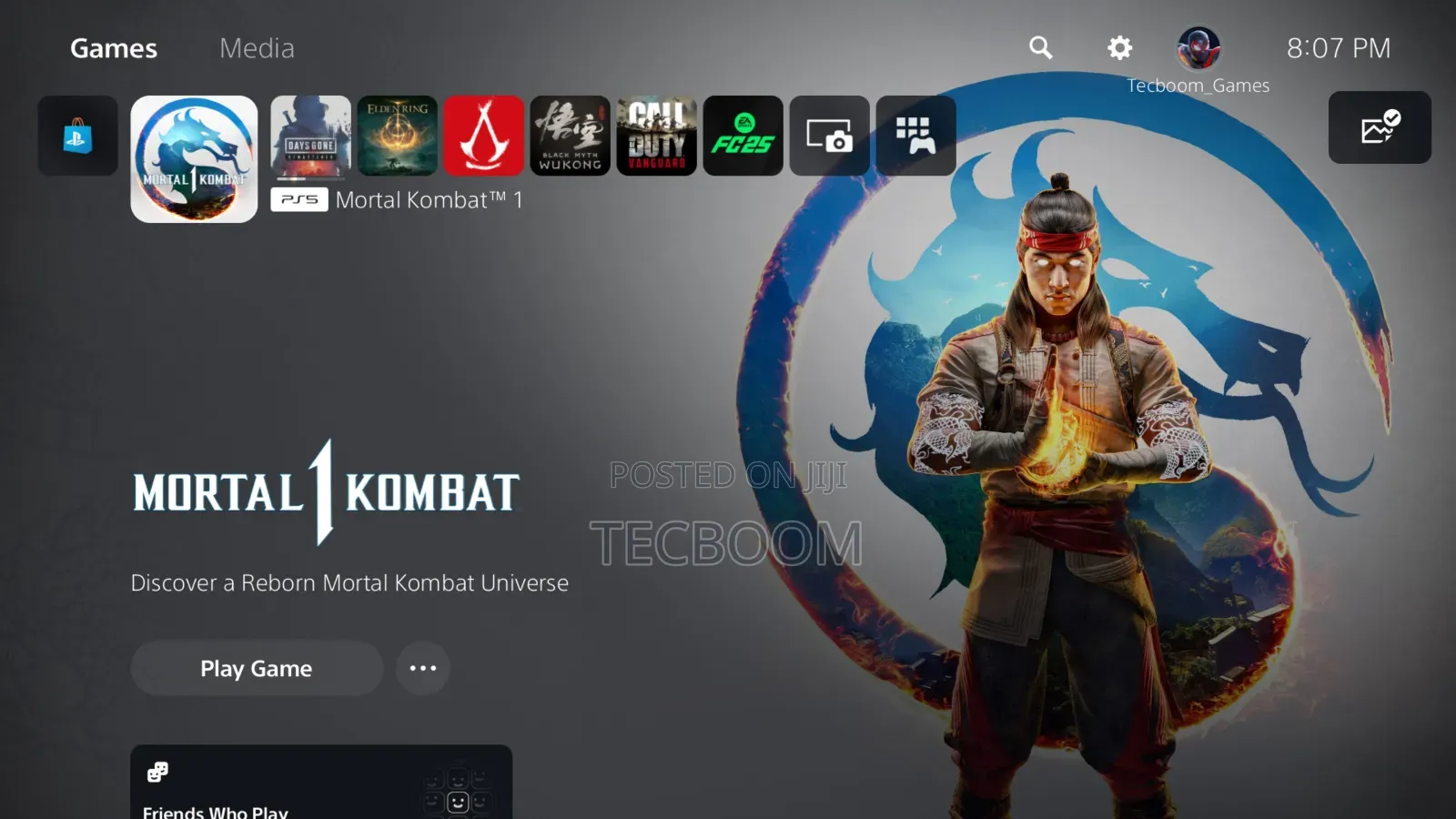 Ps5 Games - Days Gone Remastered,Wukong,Shadows Installation