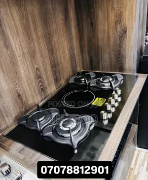 Original Quality Polystar 4+1 Built-in Gas Ele Cooker 90cm
